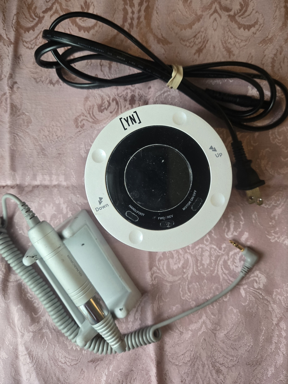 White Electric Nail Drill Machine with Handpiece